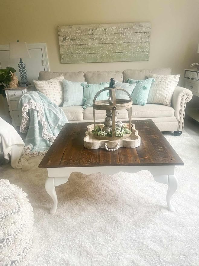 Hauteloom Tilos Moroccan Farmhouse Living Room Bedroom Nursery Shag Area Rug - Shaggy Carpet - Trellis Pattern - High Plush Pile - Cream, Pink, Beige - 5'3" x 7'