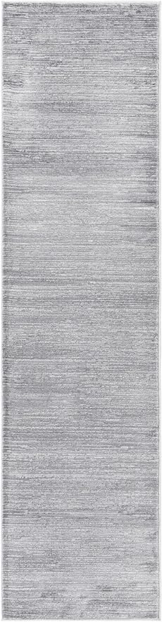 Unique Loom Finsbury Collection Area Rug - Kate (2' x 8' Runner, Gray/ Ivory)