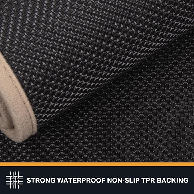 PURRUGS Dirt Trapping Door Mat 20" x 31.5", Non-Slip Machine Washable Entry Rug, Shoe Scraper, Dog Doormat, Super Absorbent Welcome Mat for Front & Back Door, Muddy Shoes & Paws, Taupe