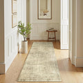 jinchan Moroccan Runner Rug 2x5 - Kitchen Machine Washable Runner Rug Modern Geometric Soft Low-Pile Lightweight Non-Slip Carpet for Entryway Hallway Laundry Room Bedroom Farmhouse (2x5ft, Taupe)