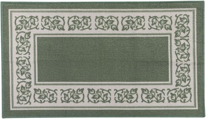 Floral Border Rug
