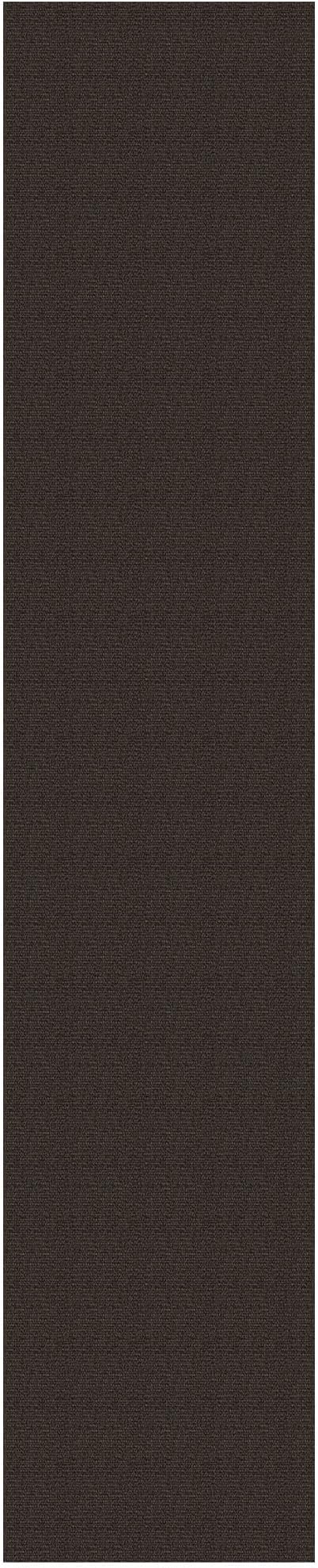 EARTHALL Runner Rug 3x20 Ft Washable Runners for Hallways Extra Long Woven Non Slip Entryway Runner Braided Kitchen Runner Indoor Outdoor Carpet Runners for Hotels, Officel, Stair, Taupe/Coffee
