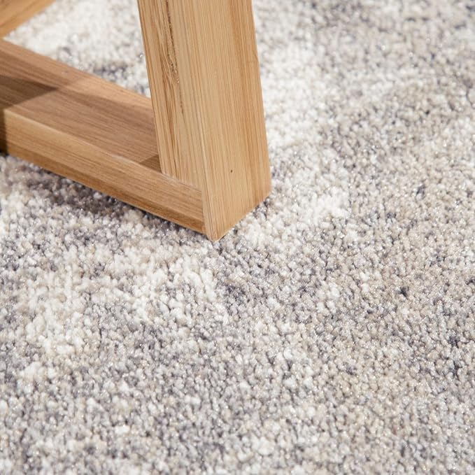 Paco Home Abstract Area Rug Artful Mottled Color Pattern in Beige Grey, Size: 7'10" x 11'2"