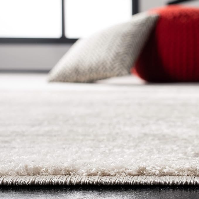 SAFAVIEH Adirondack Collection Runner Rug - 2' x 14', Ivory & Silver, Modern Ombre Design, Non Shedding & Easy to Clean, Ideal for Hallway, Foyer, Kitchen, Entryway, Bedroom (ADR113B)