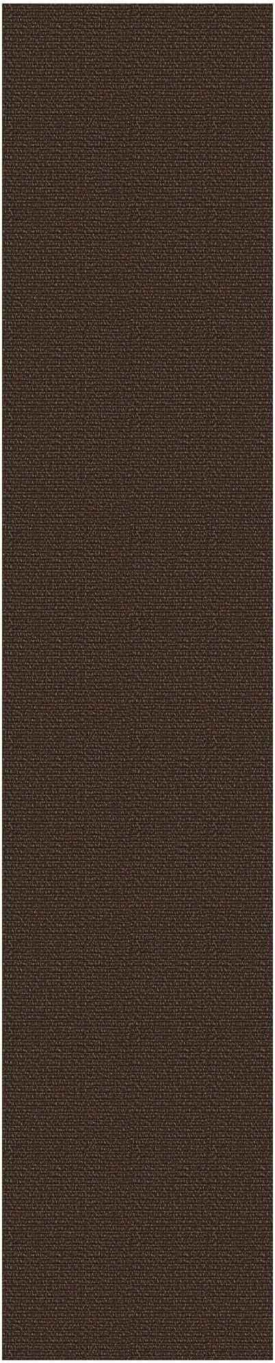 EARTHALL Extra Long Runner Rug 3x16 Ft Washable Runners for Hallways Cotton Non Slip Entryway Runner Braided Kitchen Runner Indoor Outdoor Carpet Runners for Hotels, Hall, Stair, Brown/Coffee