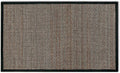 Artoid Mode Washable Non Skid Kitchen Rugs and Mats Doormat, Absorbent Door Mat Rugs for Kitchen Floor Front of Sink Hallway Black 17x29 Inch