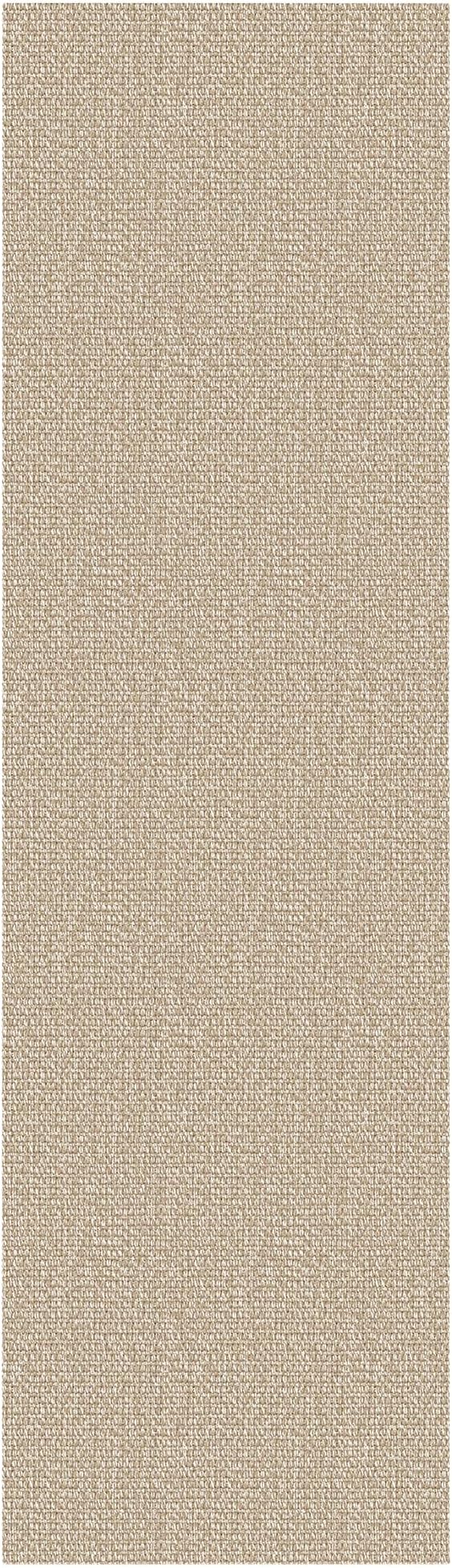 EARTHALL Washable Runner Rug 2x8 Ft Non Slip Runners for Hallways Cotton Rubber Backed Kitchen Runner Braided Indoor Floor Carpet Runners for Entryway, Hallway, Kitchen, Bedroom, Send/Beige