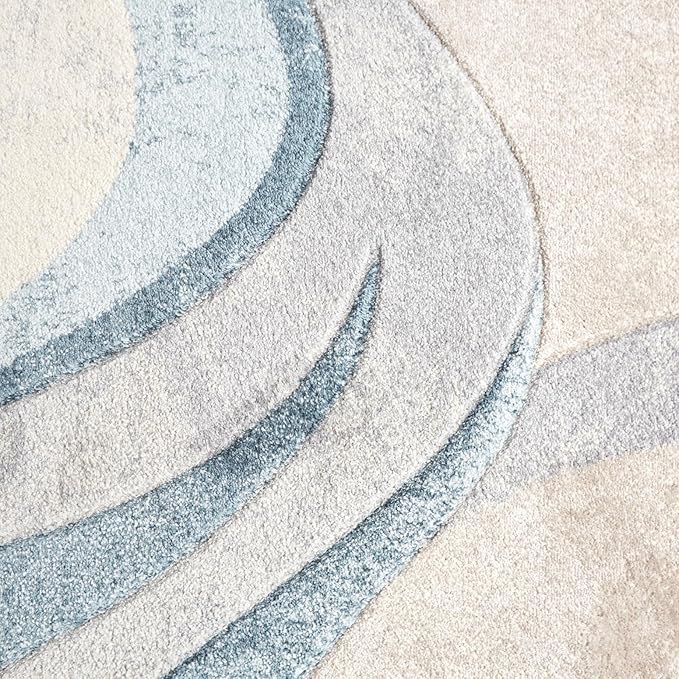 Home Dynamix Tribeca Slade Modern Area Rug, Abstract Blue 9'2"x12'5", Rectangular