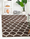 Rugs.com Lattice Collection Rug – 3' x 5' Chocolate Brown Medium Rug Perfect for Entryways, Kitchens, Breakfast Nooks, Accent Pieces