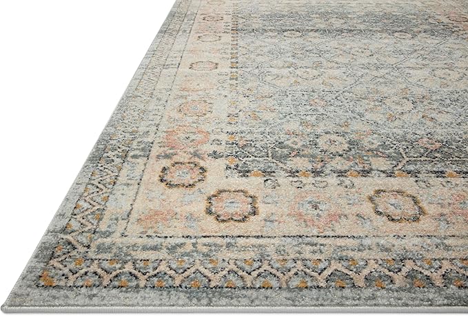 Loloi Jocelyn Collection JOC-04 Sky/Multi 7'-10" x 10' .38" Thick Area Rug