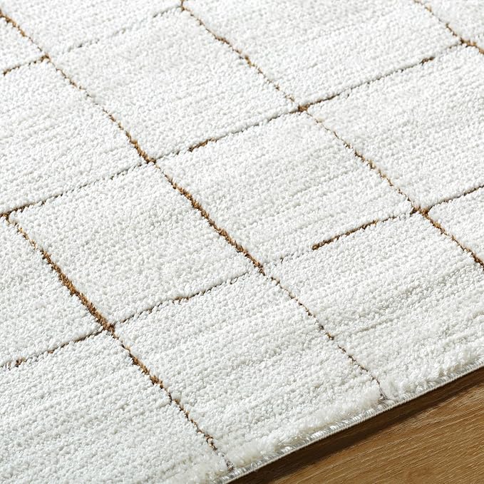 Livabliss x Our PNW Home Cascade Minimalist Area Rug, 2'7" x 10', Ivory