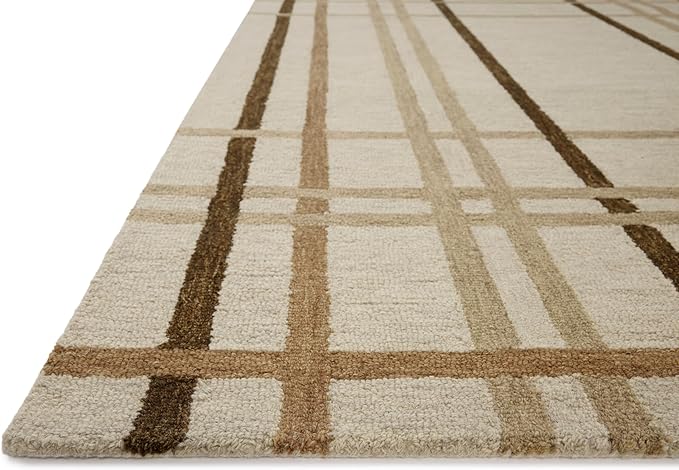 Loloi Magnolia Home by Joanna Gaines Waylon Collection WAY-01 Natural/Bark 2'-6" x 7'-6" Runner Rug