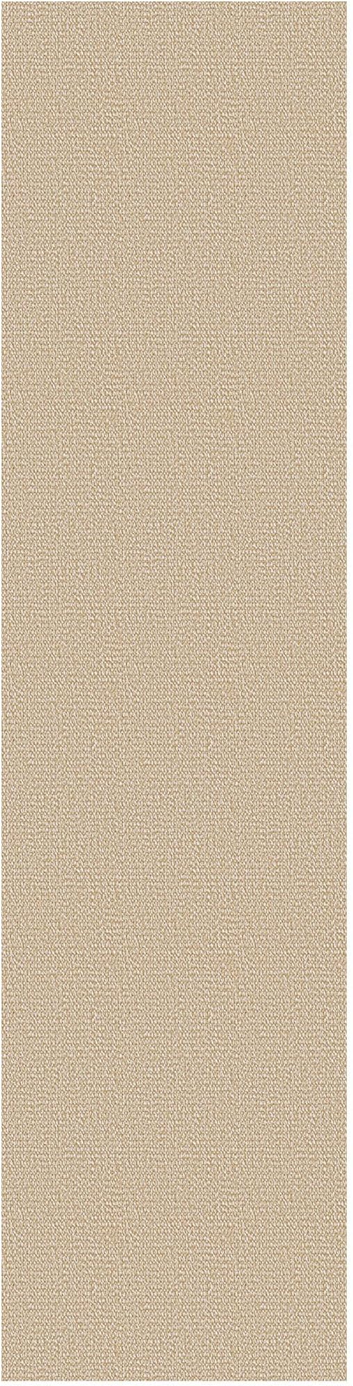EARTHALL Washable Runner Rug 2x8 Ft Non Slip Runners for Hallways Cotton Rubber Backed Kitchen Runner Braided Indoor Floor Carpet Runners for Entryway, Hallway, Kitchen, Bedroom, Golden Beige/White