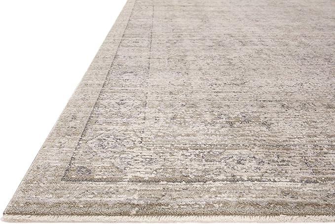 Loloi Amber Lewis Alie Collection ALE-03 Taupe/Dove 5'-3'' x 7'-9'', .13'' Pile Height, Area Rug