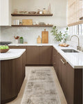RUGGABLE Washable Vintage Runner Rug – Sarrah Hazel 2.5x7, Stain-Resistant, Non-Slip Hallway Runner – Machine Washable Rug for Hallway, Entryway, Living Room & Kitchen – with Cushioned Pad
