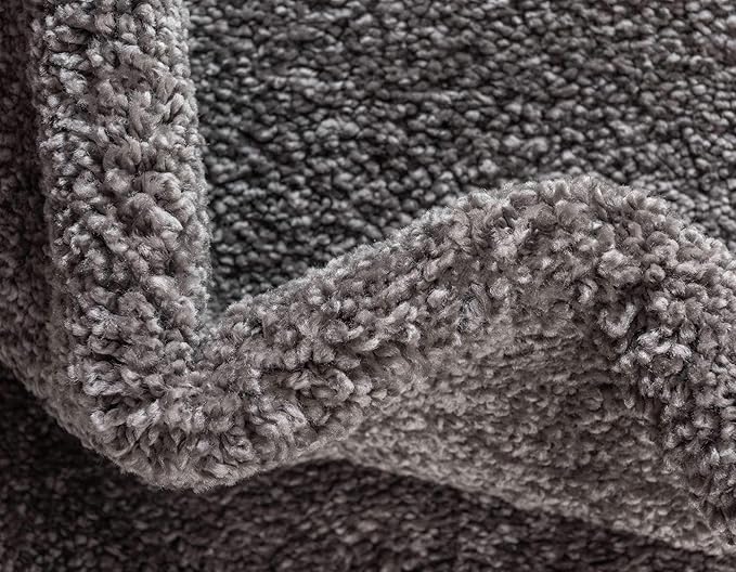 Unique Loom Solo Collection Area Rug - Calabasas (2' 2" x 6' 7" Runner, Gray)