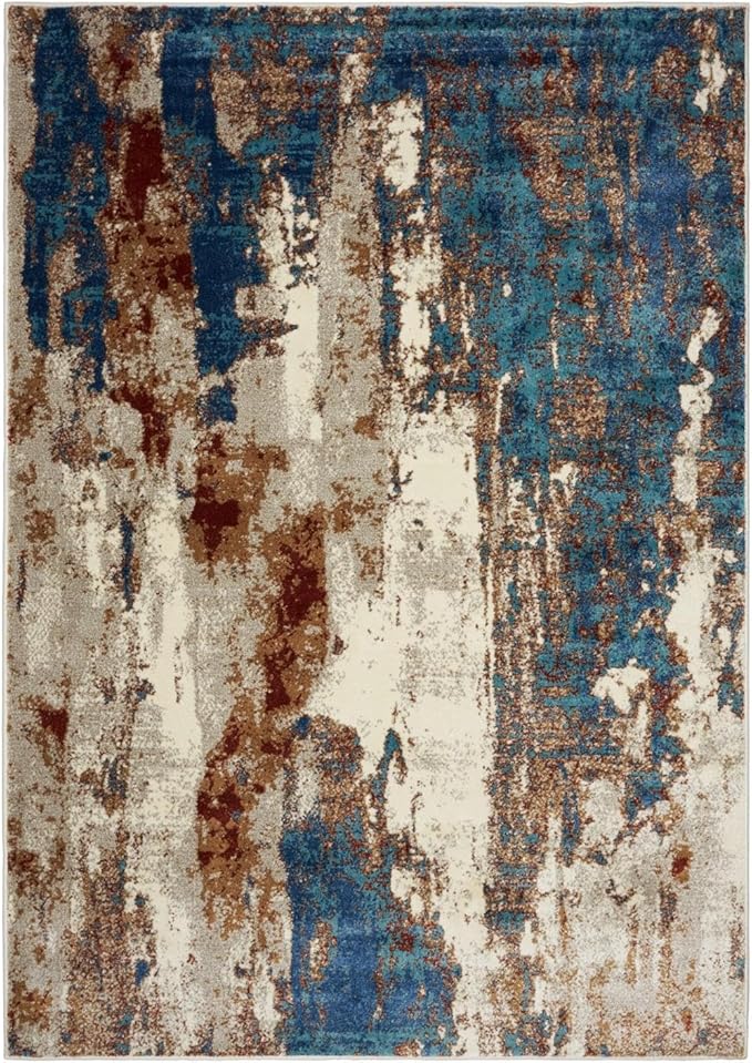 LUXE WEAVERS Lagos Collection Passion 5x7 Abstract Area Rug