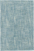 Dash and Albert Crosshatch Wool Area Rug - 6' x 9' Aegean Solid Hand Micro Hooked Accent Rug - Durable, High Traffic Areas Bedroom, Hallway, Stairs - Premium Luxury Hotel Quality Soft Breathable