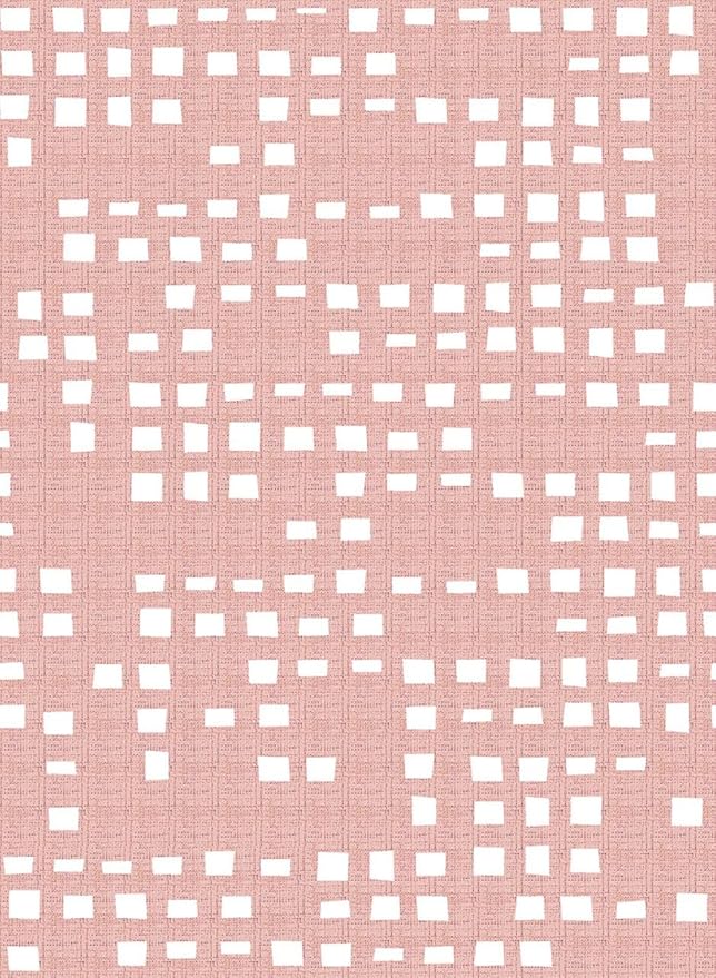 Boho Chic White and Pink Geometric Texture Rug for Living Room Dining Room Bedroom Nursery Room Large Non Slip Washable Indoor Carpet Soft Low Pile Kitchen Entryway Runner Mat 7x12