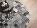 Round Area Rug – Soft Modern Carpet for Living Room, Bedroom, Entryway – Non-Slip Durable Floor Mat for Home Decor(Grey_4X4)
