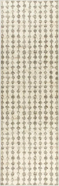 Dash & Albert Izzy Grey Machine Washable Rug, Runner-2.5 X 8 Feet, Grey Graphic Pattern
