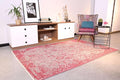 Alfa Rich 3x5 Pink Gray Reversible Washable Area Rugs for Living Room Bedroom Kitchen Decor Runner