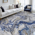 5x7 Area Rugs for Living Room, Modern Abstract Rug for Bedroom, Contemporary Machine Washable Rug, Large Stain Resistant Carpet for Dining Room Playroom Home Office, Pet & Kids Friendly