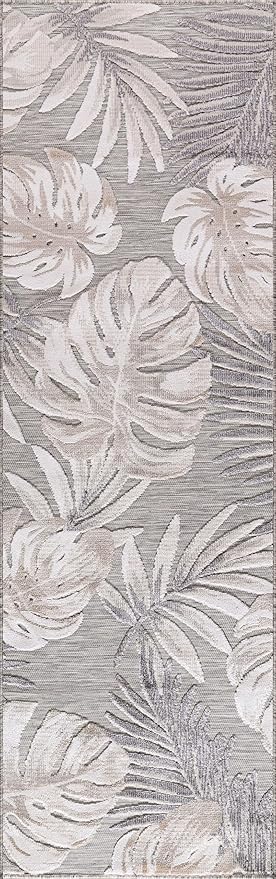 CAMILSON Runner Outdoor Rugs Oriental Retro Traditional Floral Medallion Area Rug 2x7 Non-Shedding Stain Resistant Indoor Carpet for Bathroom Hallway Kitchen Office (2 x 7 / Beige)