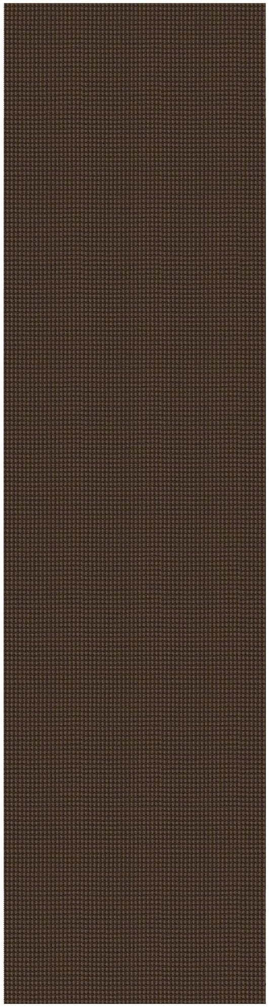 Braided Runner Rug 2.6x10 Ft Washable Runners for Hallways Non Slip Rubber Backed Kitchen Runners Cotton Long Entryway Runner Indoor, Woven Carpet for Hall Kitchen Entryway, Brown