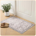 Istana Area Rug 2x4 - Pale Rose Beige 2x4 Washable Rug Non Slip - Pet Friendly Living Room Rug - Non Shedding Washable Rugs for Bedroom - Foldable Bathroom Rugs
