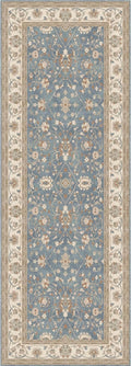 Kuden 2'6"x7' Runner Rug, Machine Washable Area Rug with Non-Slip Backing, Vintage Style, Soft, Easy Clean, Low Pile Rug for Hallway, Entryway, Kitchen, Bedroom
