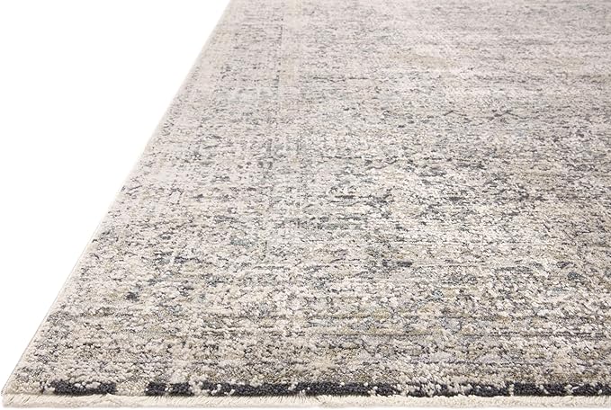 Loloi Amber Lewis Alie Collection ALE-01 Stone/Mist 2'-7'' x 12'-0'', .13'' Pile Height, Runner Rug