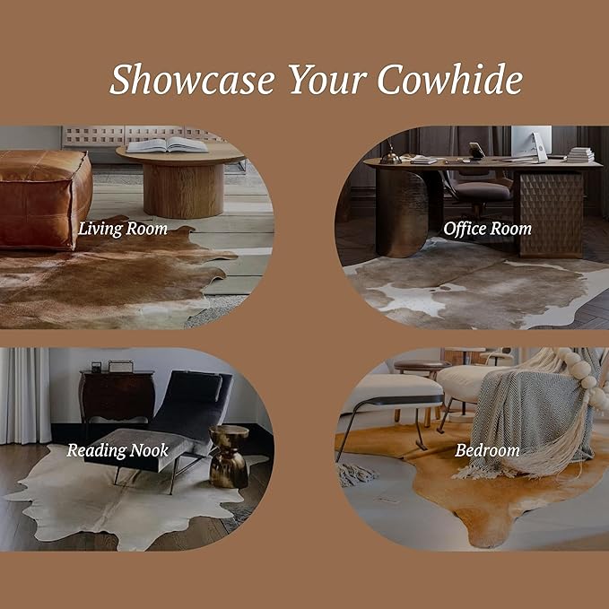 Brindle Brazilian Cowhide: XL