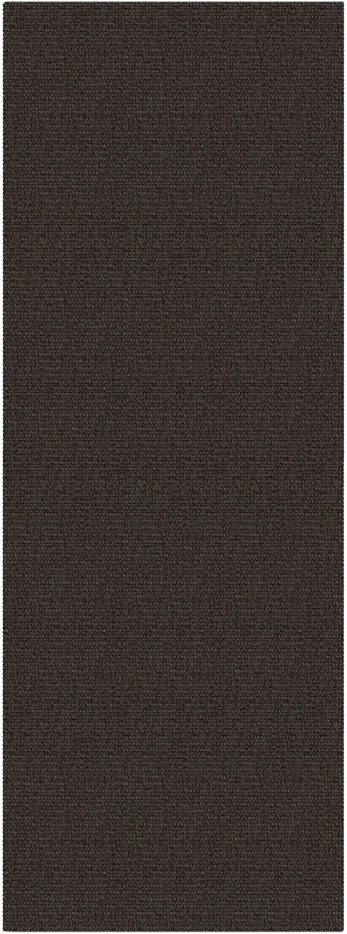 EARTHALL Washable Runner Rug 2x5 Ft Non Slip Runners for Hallways Cotton Rubber Backed Kitchen Runner Braided Indoor Floor Carpet Runners for Entryway, Hallway, Kitchen, Bedroom, Taupe/Coffee