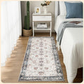Istana Hallway Runner Rug 2.5x8 – Multi Colors Entryway Rug -Silk's Soft Touch Runners for Hallways - Stylish Kitchen Runner Rug Non Slip