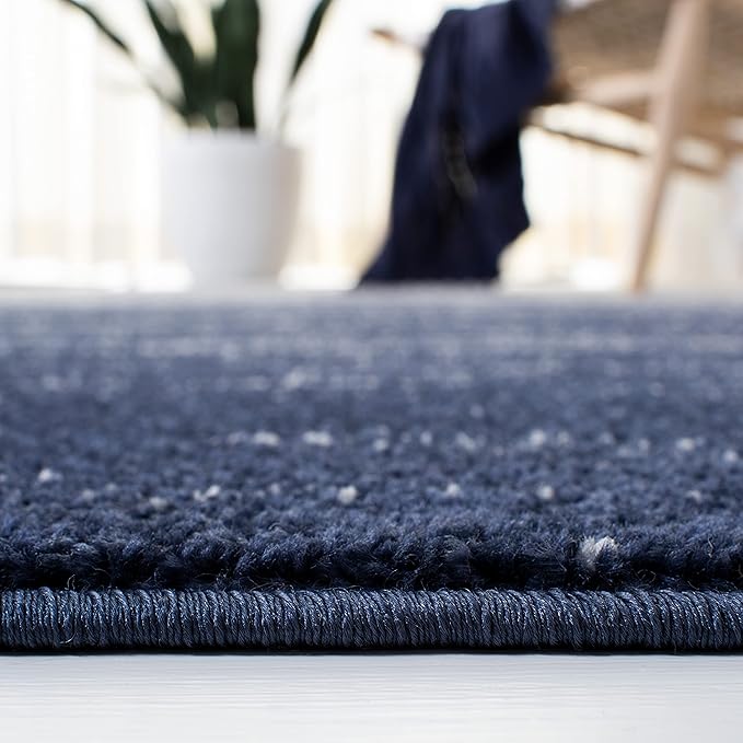 SAFAVIEH Area Rug 11x15 - Adirondack Collection - Large - Navy & Ivory, Modern Ombre Design, Non Shedding & Easy to Clean, Ideal for Living Room, Bedroom, Office, Dining Space (ADR113N)