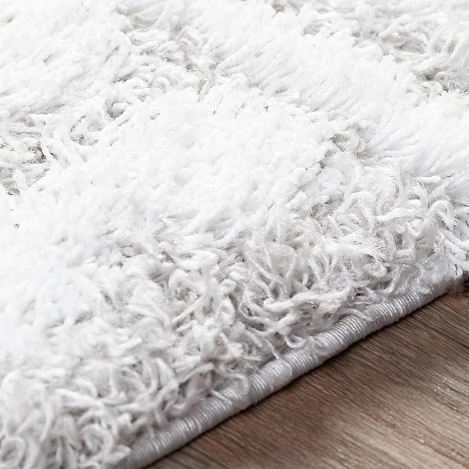 Livabliss Hapsburg Moroccan Shag Area Rug, 7'10" x 10'2", Light Gray