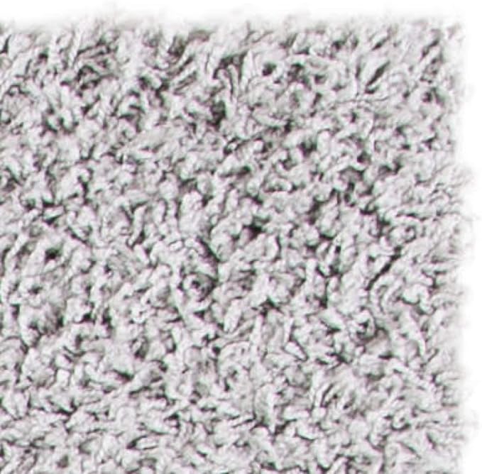 SAFAVIEH Dallas Shag Collection Area Rug - 8' Square, Grey & Ivory, Trellis Design, Non-Shedding & Easy Care, 1.5-inch Thick Ideal for High Traffic Areas in Living Room, Bedroom (SGD257G)