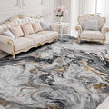 5x7 Area Rugs for Living Room, Modern Abstract Rug for Bedroom, Contemporary Machine Washable Rug, Large Stain Resistant Carpet for Dining Room Playroom Home Office, Pet & Kids Friendly