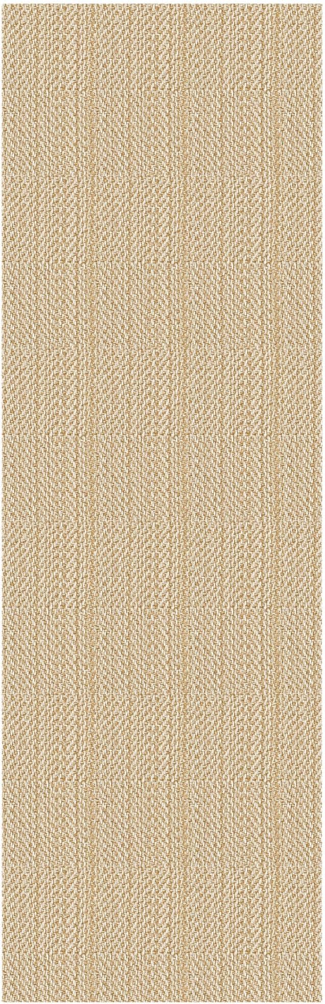 IOHOUZE Washable Exrea Long Hallway Runner Rug 3x16 Non Slip Rubber Backed Kitchen Runner Entryway Runner Indoor, Woven Rug Carpet for Kitchen Hall Entryway Stair, Warm Beige/Orange/Apricot