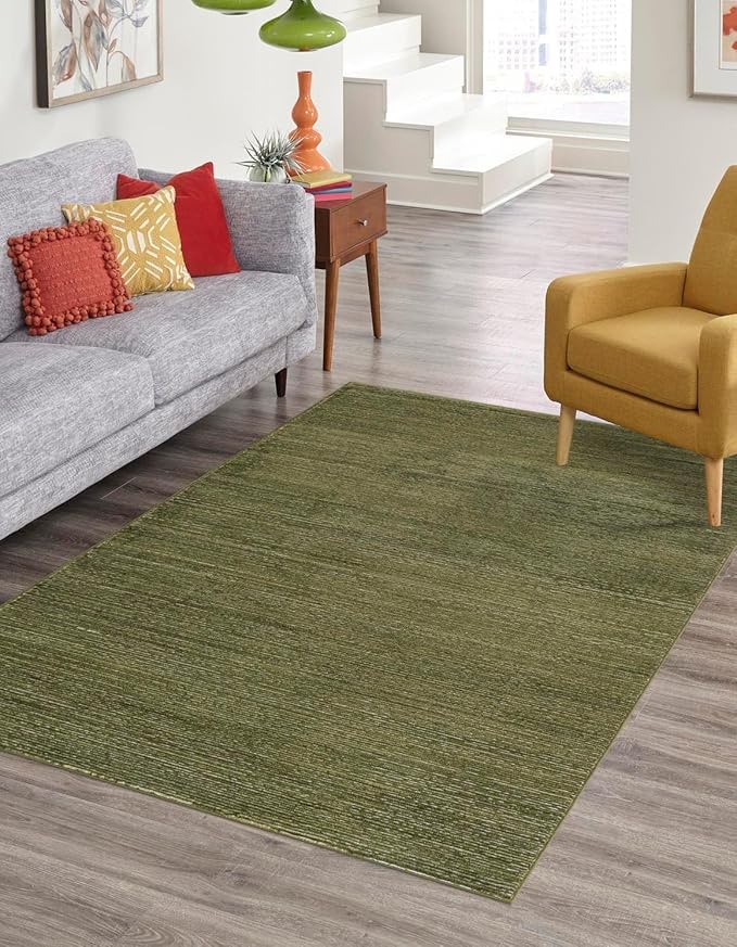 Unique Loom Finsbury Collection Area Rug - Kate (9' x 12' Rectangle, Green)