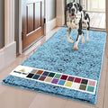 Muddy Mat® | Super Absorbent Door Mat Indoor, Microfiber Quick Dry Chenille Entryway Rug, Non-Slip Front Door Mat, Indoor Mats for Entryway, Machine Washable Pet Rug, Sky Blue 36"x60"