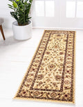 Unique Loom Voyage Collection Area Rug - St. Louis (2' 7" x 12' Runner Cream/Brown)