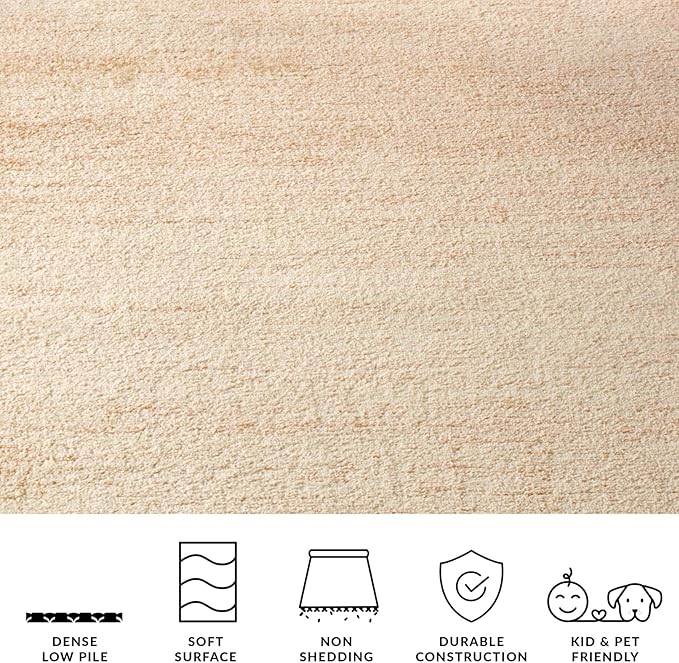 SAFAVIEH Area Rug 12x15 - Adirondack Collection - Large - Champagne & Cream, Modern Ombre Design, Non Shedding & Easy to Clean, Ideal for Living Room, Bedroom, Office, Dining Space (ADR113W)