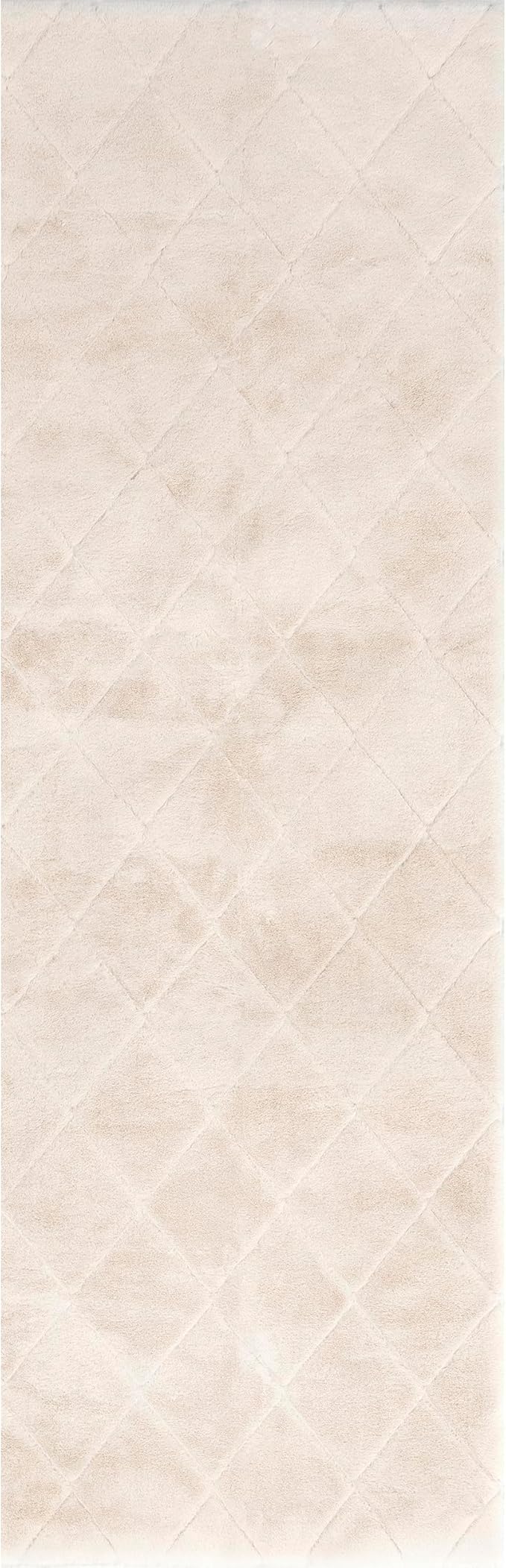 nuLOOM SuperiorWash Amy Beige, 2'6" x 8', Fluffy Shag, Soft and Fluffy, High Traffic, Stain Resistant, Durable, Machine Washable Runner for Bedroom, Living Room, Dining Space, Den, Foyer, Entryway