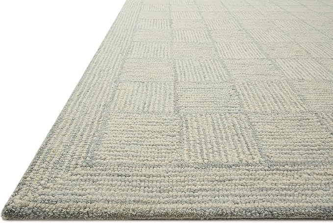 Loloi Chris Loves Julia Francis Collection FRA-03 Silver/Sky 2'-6" x 9'-9" Runner Rug