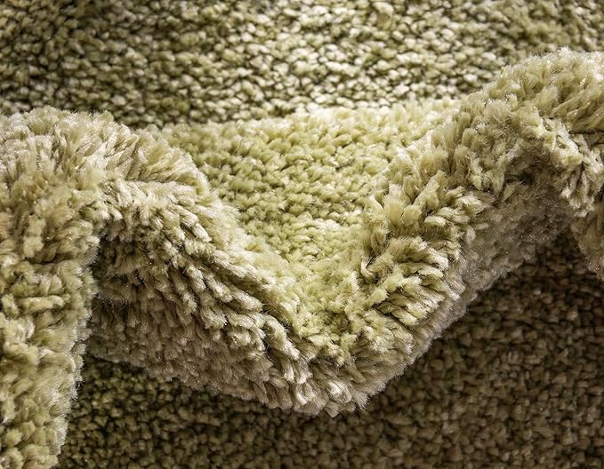 Unique Loom Solo Collection Area Rug - Calabasas (3' 3" x 5' 3" Rectangle, Light Green)