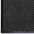 WaterHog Diamond | Commercial-Grade Entrance Mat with Rubber Border – Indoor/Outdoor, Quick Drying, Stain Resistant Door Mat (Charcoal, 3' x 4')