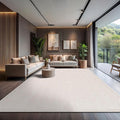 CAMILSON Easy Jute Rug 8x10, Indoor Outdoor Off-White Color Fiber Area Rugs for Living Room and Patio Rug Herringbone Seagrass Boho Woven Design Easy-Cleaning Washable Outside Carpet Alfombras 8 x 10