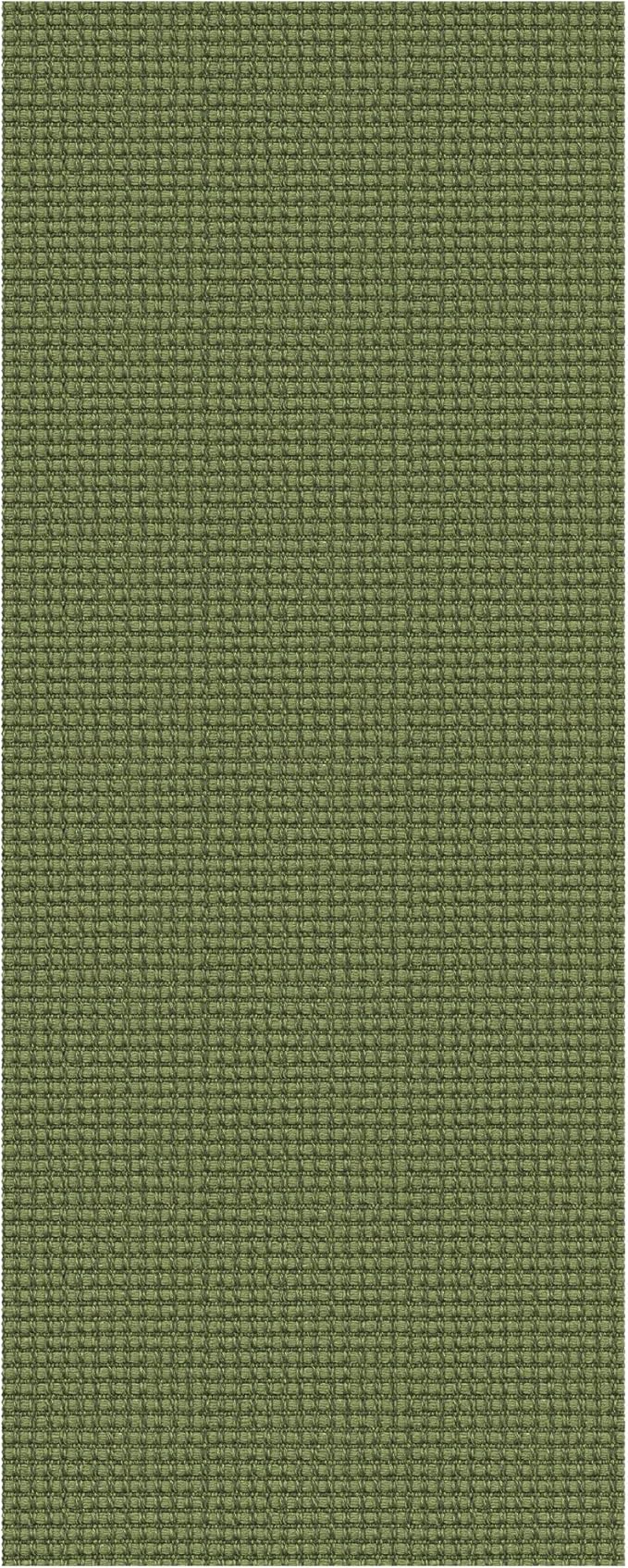 Braided Runner Rug 2x5 Ft Washable Runners for Hallways Non Slip Rubber Backed Kitchen Runners Cotton Entryway Runner Indoor, Woven Floor Carpet for Hall Kitchen Bedroom, Green